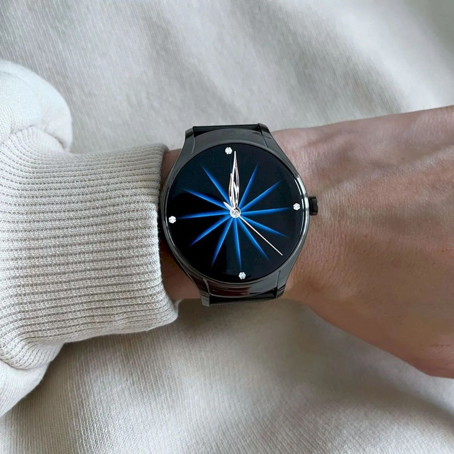 Zegarek damski Smartwatch Rubicon RNCF13 z rozmowami. Zegarek damski Smartwatch. Zegarek Rubicon z rozmowami dla kobiety na prezent. Smartwatch damski z bransoletą i paskiem. Smartwatch Rubicon damski (4).jpg